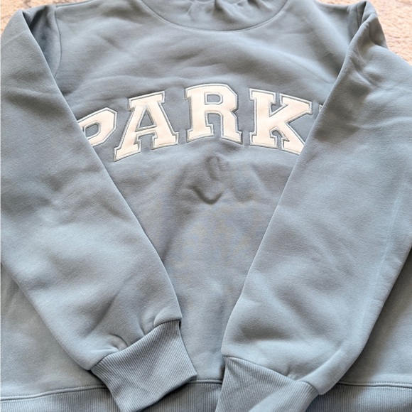 NIB PARKE Varsity Mockneck Glacier White - Picture 2 of 6